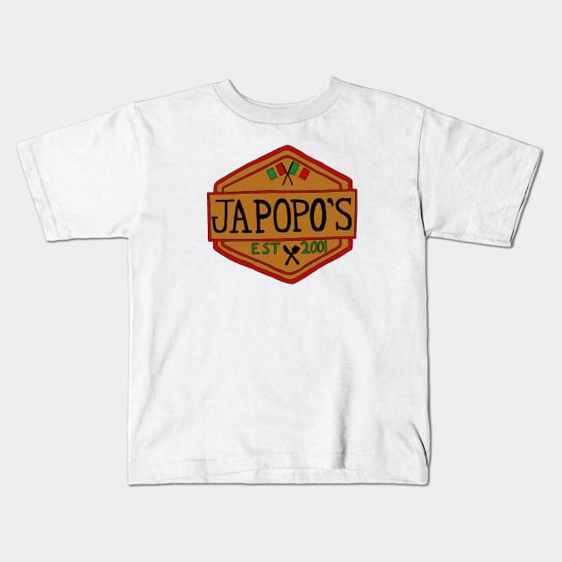 Japopos Kids T-Shirt by shellTs